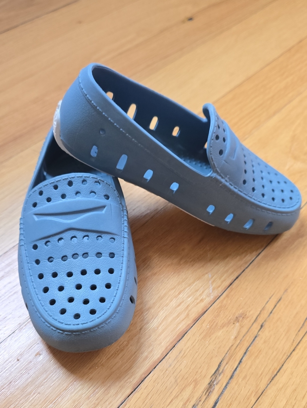 Kids Lightweight Slip-On Sandals in Light Blue